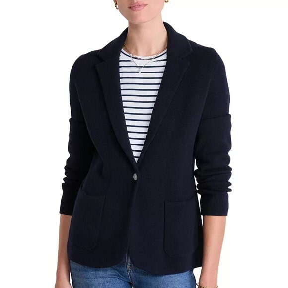 NWT Vineyard Vines Women's Knit Wool Blend Blazer Small S - Picture 1 of 7